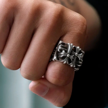 Cargar imagen en el visor de la galería, ANILLO CRUCES CHROME