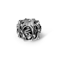 Cargar imagen en el visor de la galería, ANILLO CRUCES CHROME