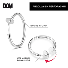 Cargar imagen en el visor de la galería, ARETE LUNA con o sin perforación