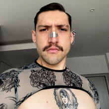 Cargar imagen en el visor de la galería, BANDA NARIZ ACERO