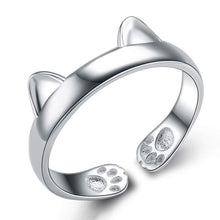 Cargar imagen en el visor de la galería, ANILLO ABRAZO DE GATO
