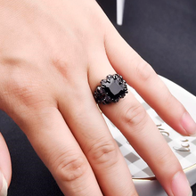 Cargar imagen en el visor de la galería, ANILLO CRANEOS OBSIDIANA