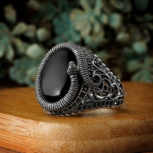 Cargar imagen en el visor de la galería, ANILLO SERPIENTE PIEDRA