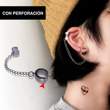 Cargar imagen en el visor de la galería, ARETE LINK opción con o sin perforación