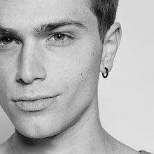 Cargar imagen en el visor de la galería, ARETE ARGOLLA plata oro y negro