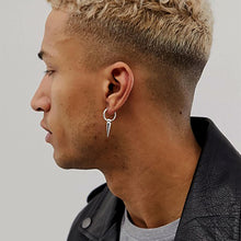 Cargar imagen en el visor de la galería, ARETE SPIKE CON PERFORACIÓN