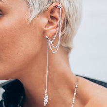 Cargar imagen en el visor de la galería, ARETE CONECTADO HOJA