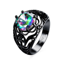 Cargar imagen en el visor de la galería, ANILLO CUARZO ARCOÍRIS