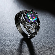 Cargar imagen en el visor de la galería, ANILLO CUARZO ARCOÍRIS