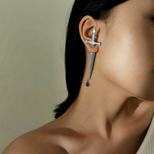 Cargar imagen en el visor de la galería, ARETE ESPADA DROP