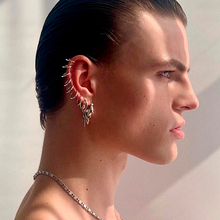 Cargar imagen en el visor de la galería, ARGOLLA SIN PERFO plata oro y negro