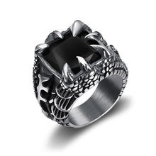 Cargar imagen en el visor de la galería, ANILLO GARRA OBSIDIANA