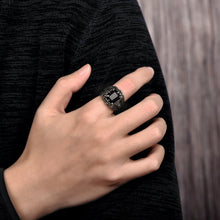 Cargar imagen en el visor de la galería, ANILLO GARRA OBSIDIANA