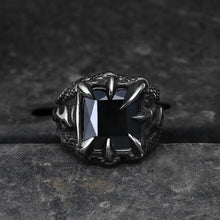 Cargar imagen en el visor de la galería, ANILLO GARRA OBSIDIANA