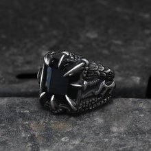 Cargar imagen en el visor de la galería, ANILLO GARRA OBSIDIANA