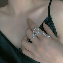 Cargar imagen en el visor de la galería, ANILLO SERPIENTE DOBLE