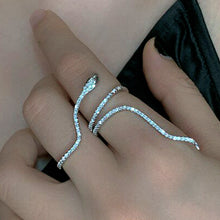 Cargar imagen en el visor de la galería, ANILLO SERPIENTE DOBLE