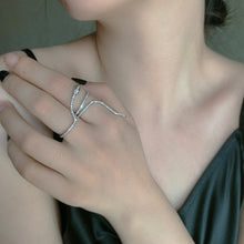 Cargar imagen en el visor de la galería, ANILLO SERPIENTE DOBLE