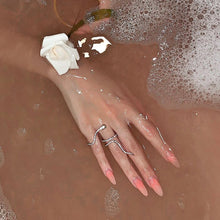 Cargar imagen en el visor de la galería, ANILLO SERPIENTE DOBLE