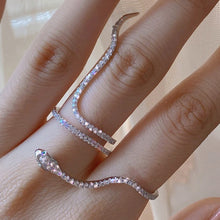 Cargar imagen en el visor de la galería, ANILLO SERPIENTE DOBLE