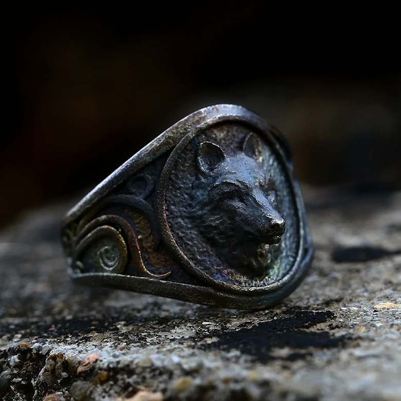 ANILLO RAW WOLF