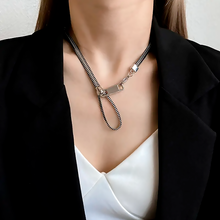 Cargar imagen en el visor de la galería, COLLAR ZIPPER ACERO
