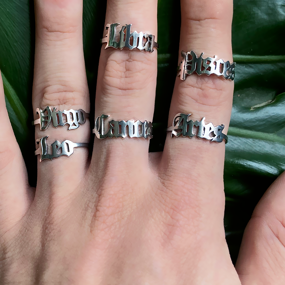 ANILLO ZODIACO ACERO